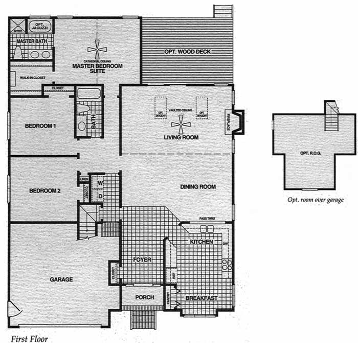 Vance Level Azalea Chesapeake Virginia Floor Plan