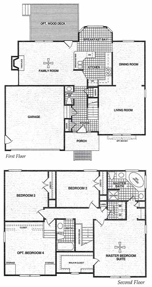 Vance Level Camellia Chesapeake Virginia Floor Plans