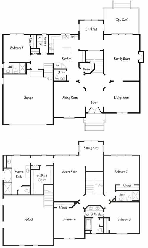 Vance Level Charlotte Chesapeake Virginia Floor Plan