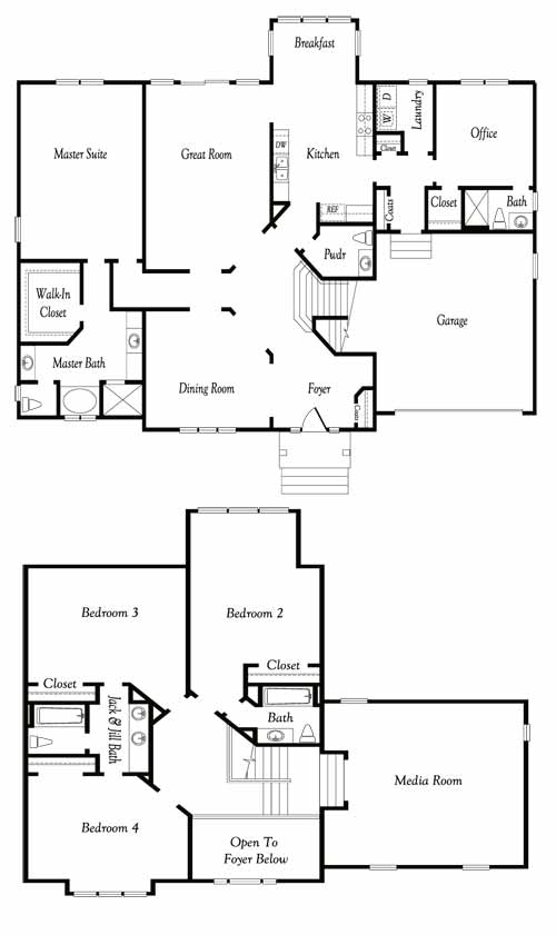 Vance Level Dahlia Chesapeake Virginia Floor Plan